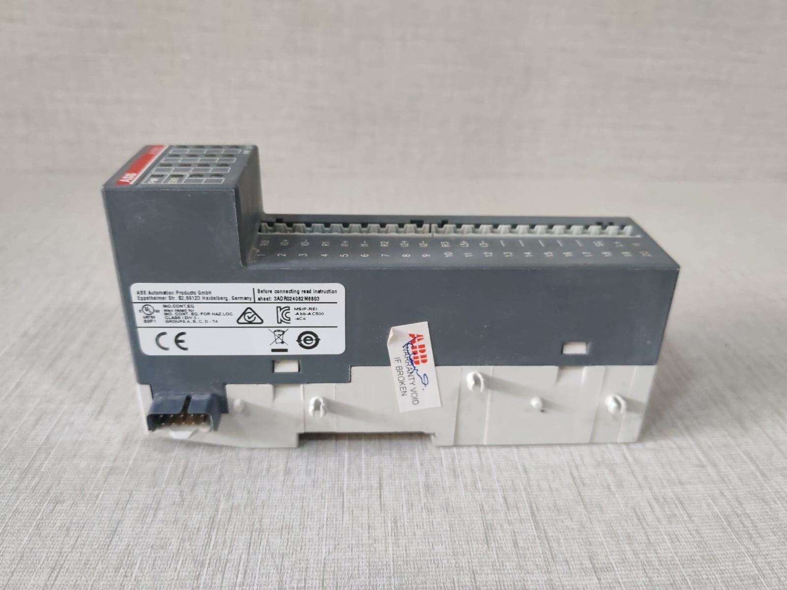 ABB 1TNE968902R1101 ABB AI56 Analog Input Module 1TNE968902R1101 6