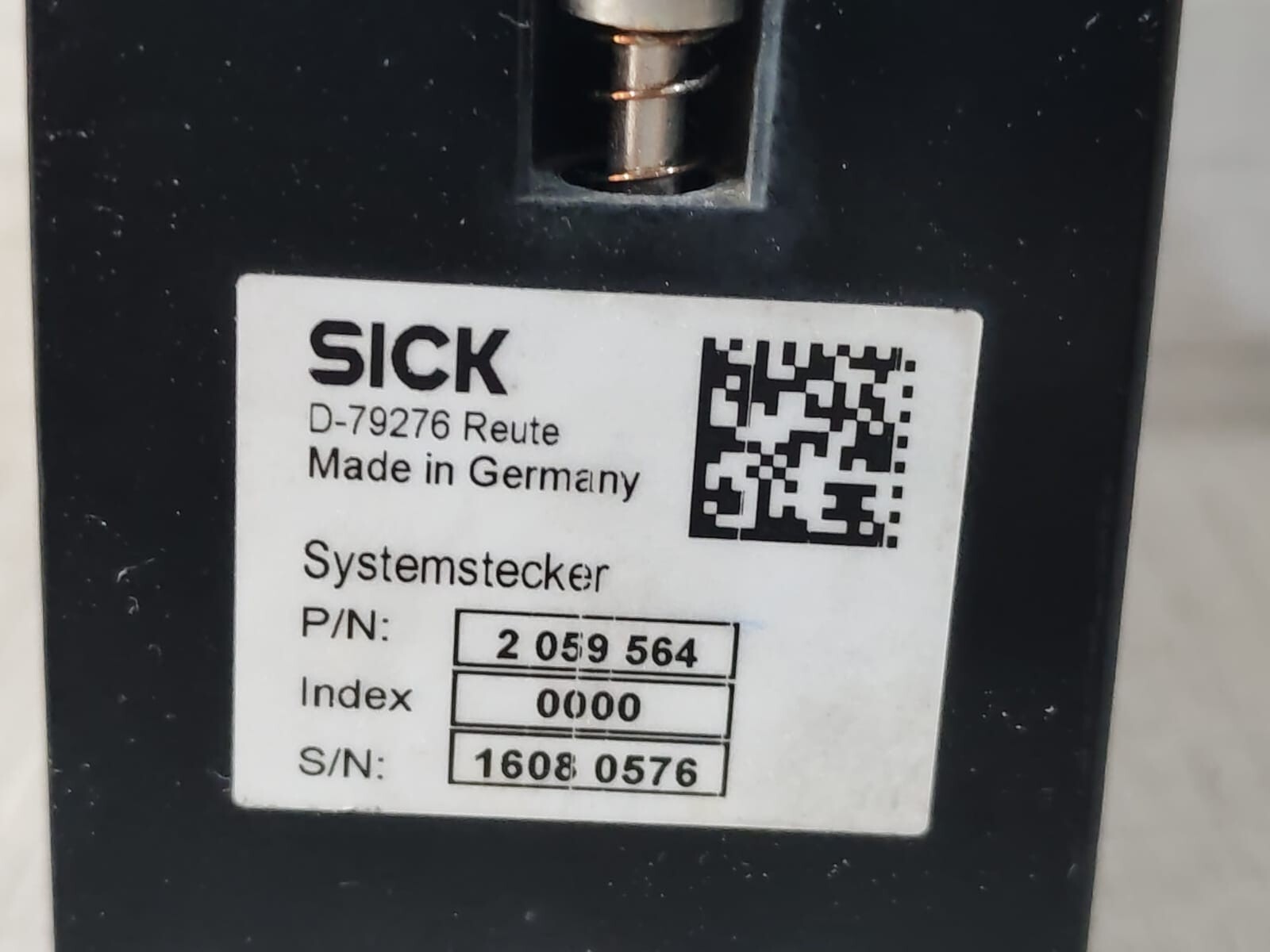 SICK CONNECTOR SICK 2 059 564 MODULE CONNECTOR 2