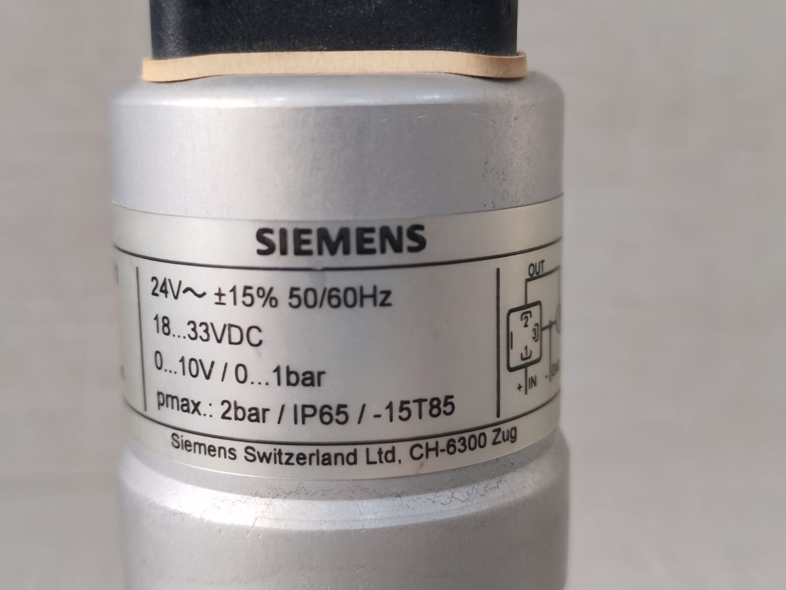 Siemens QBE3000-D1 SIEMENS QBE3000-D1 DIFFERENTIAL PRESSURE SENSOR 3