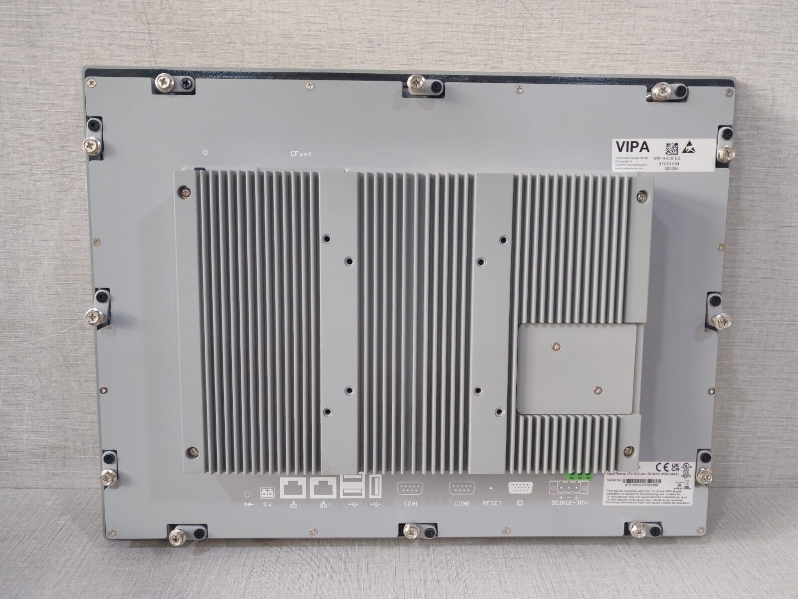 VIPA IPPC1640P-VP-DOM VIPA PANEL PC IPPC1640P-VP-DOM, 67P-RRJ0-EB 10