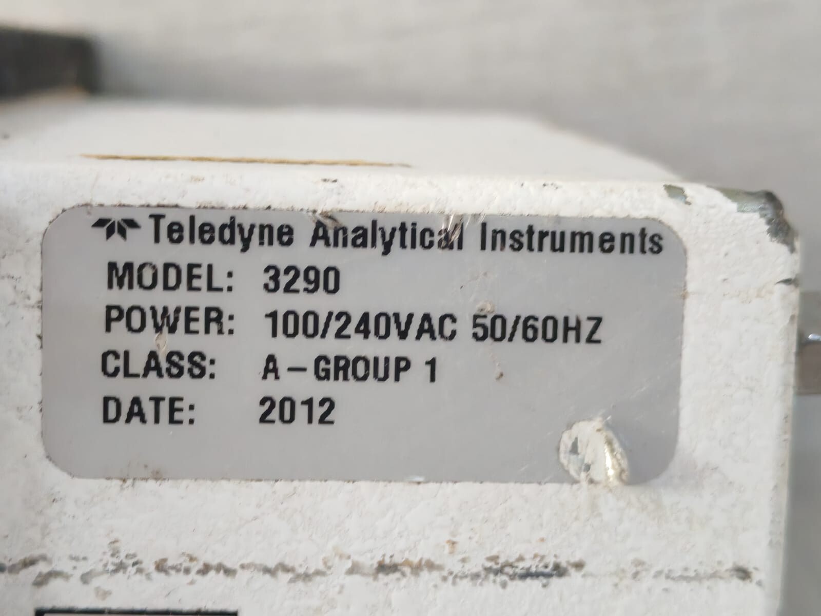 Teledyne C64643A TELEDYNE 3290 ANALYZER C64643A REV.8 4