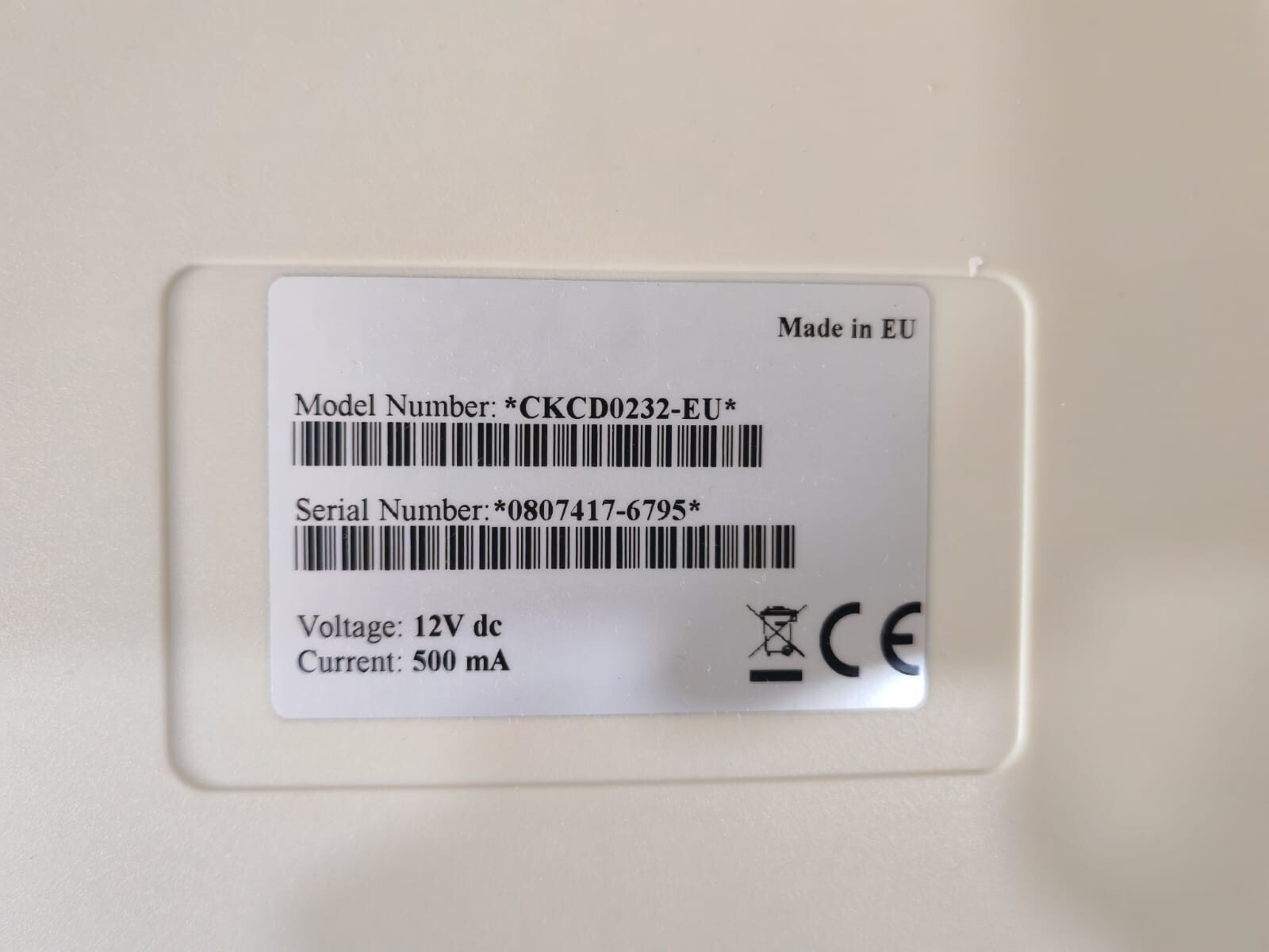 Cieffe CKCD0232-EU Cieffe CKCD0232-EU Cam Controller 12VDC, 500mA - & Accessories 6