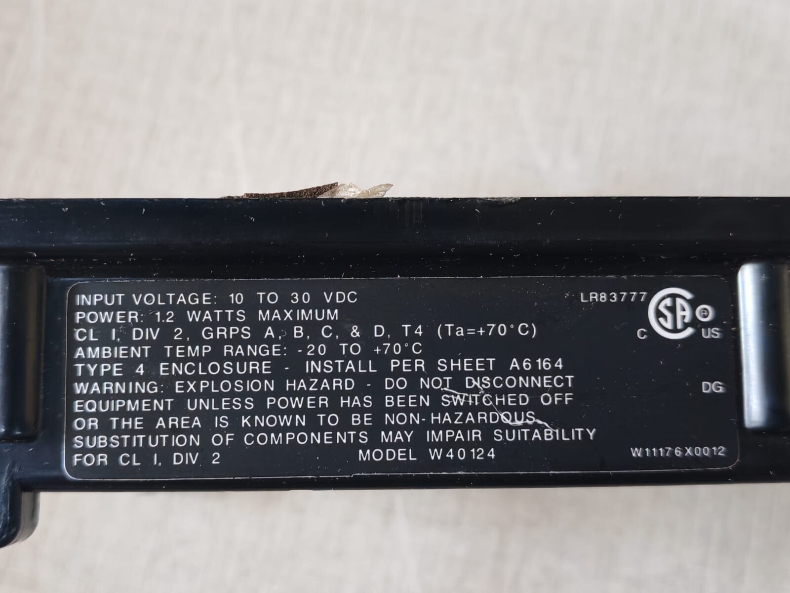 Emerson ROC-800 EMERSON ROC-800 REMOTE OPERATIONS CONTROLLER KEYPAD DISPLAY EMERSON W40124 5