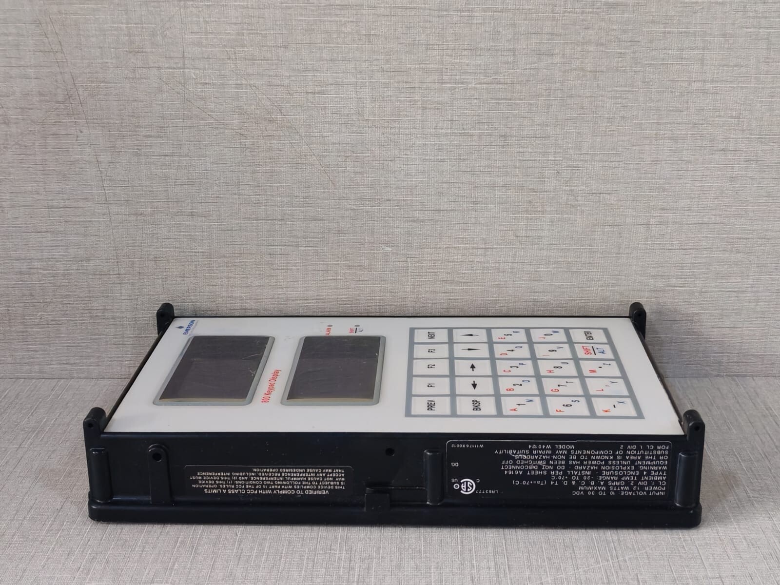 Emerson ROC-800 EMERSON ROC-800 REMOTE OPERATIONS CONTROLLER KEYPAD DISPLAY EMERSON W40124 6