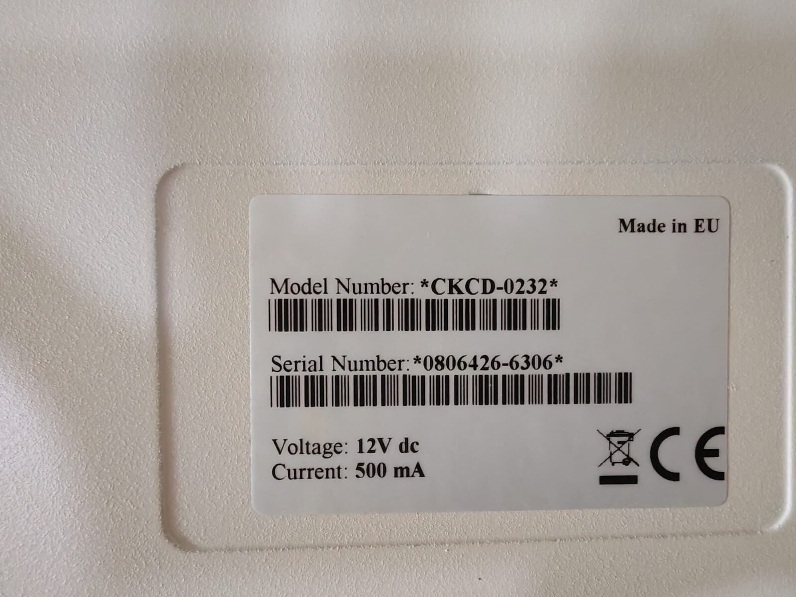 Cieffe CKCD-0232 Cieffe CKCD-0232 Cam Controller 12VDC, 500mA 9