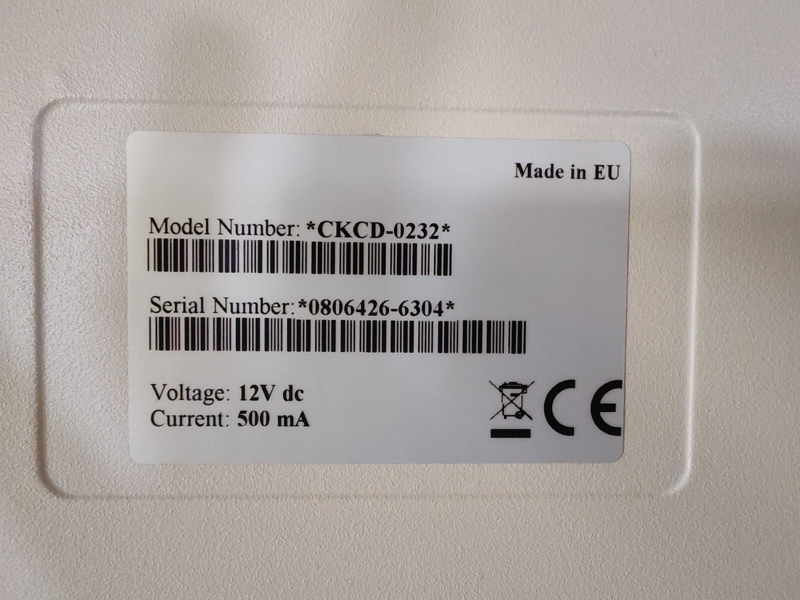 Cieffe CKCD-0232 Cieffe CKCD-0232 Cam Controller 12VDC, 500mA 9