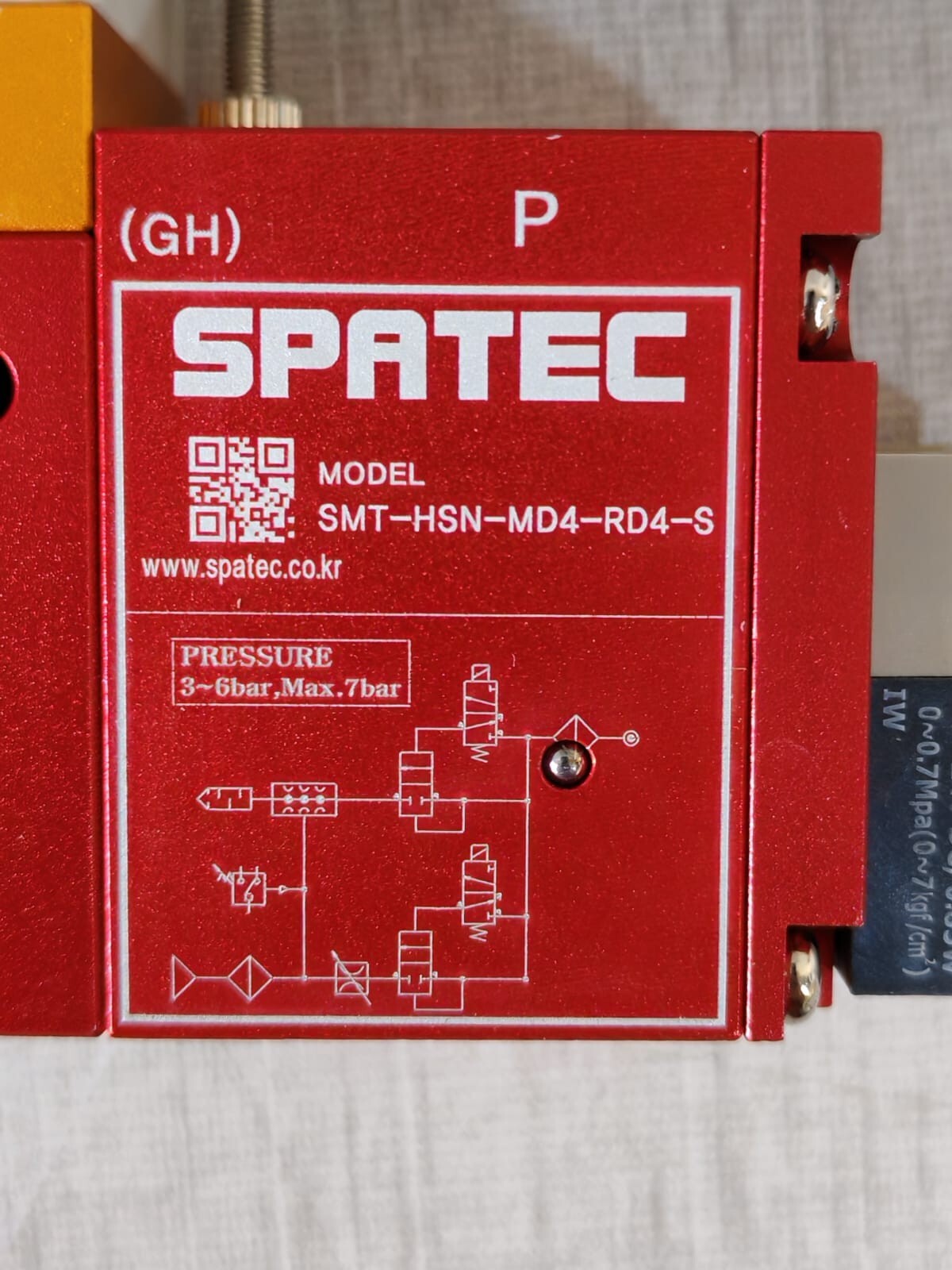 NIDEC/SPATEC PS30-102R-N NIDEC PS30-102R-N Pressure Switch with SPATEC SMT-HSN-MD4-RD4-S 5