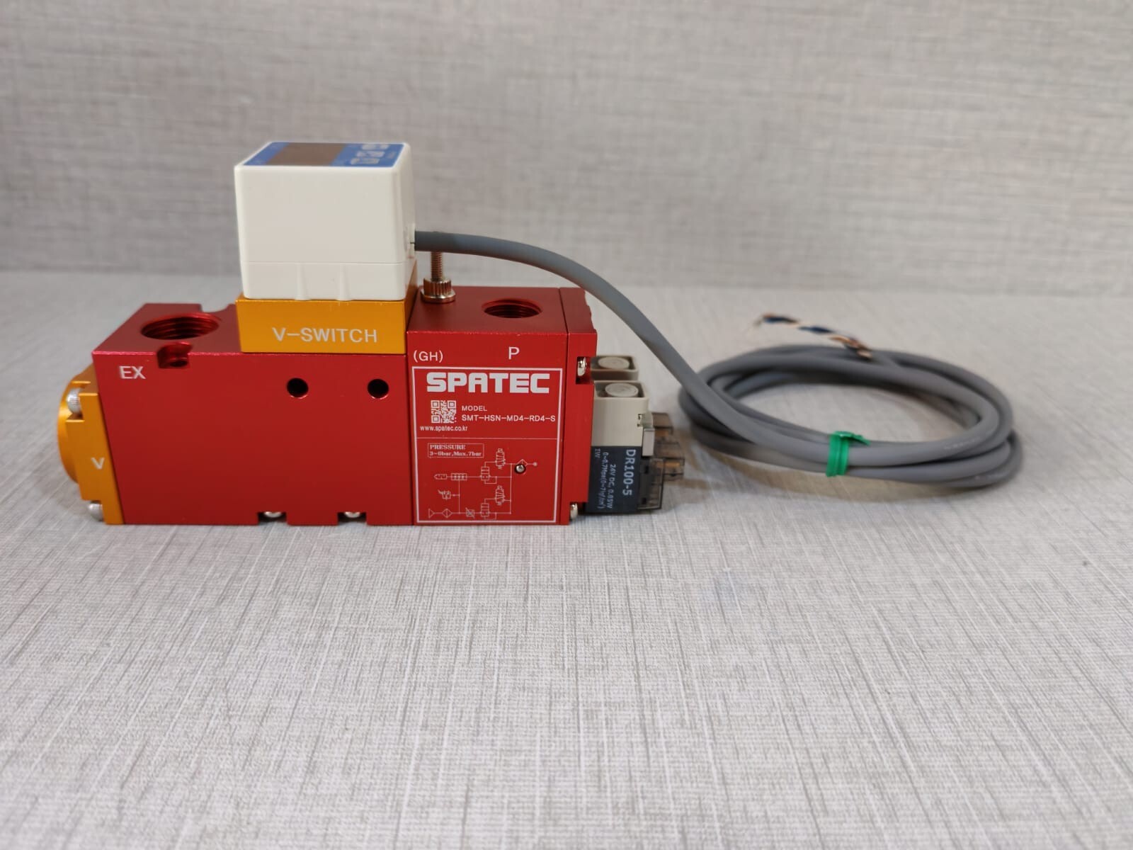NIDEC/SPATEC PS30-102R-N NIDEC PS30-102R-N Pressure Switch with SPATEC SMT-HSN-MD4-RD4-S 6