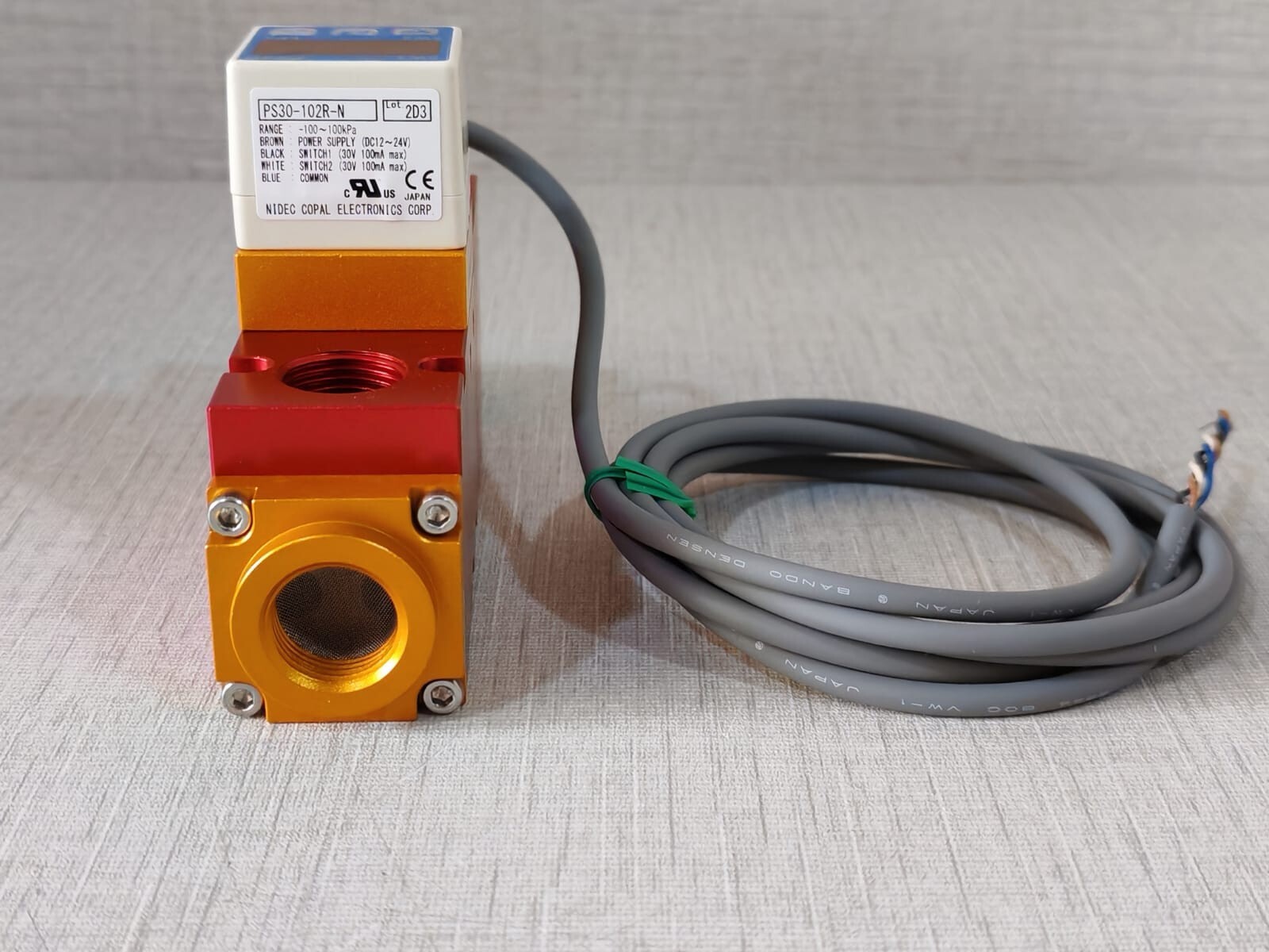 NIDEC/SPATEC PS30-102R-N NIDEC PS30-102R-N Pressure Switch with SPATEC SMT-HSN-MD4-RD4-S 8