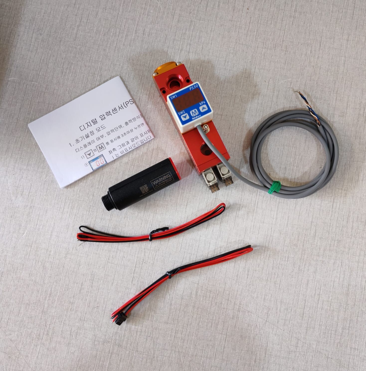 NIDEC PS30-102R-N Pressure Switch with SPATEC SMT-HSN-MD4-RD4-S