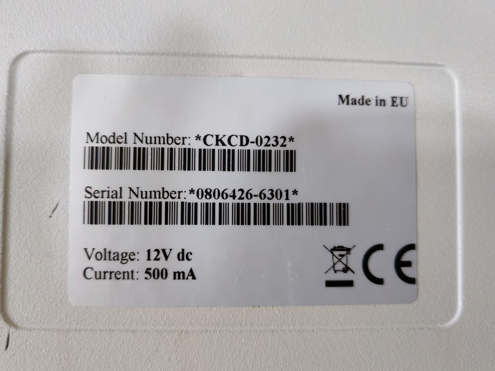 Cieffe CKCD-0232 Cieffe CKCD-0232 Cam Controller 12VDC, 500mA 9