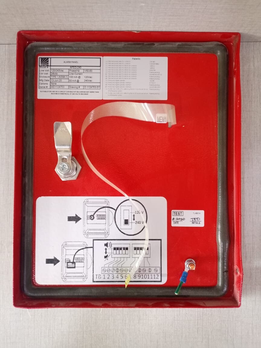 TONATECH APED-240 TORNATECH APED-240 Alarm Panel Diesel Fire Pump Door 2