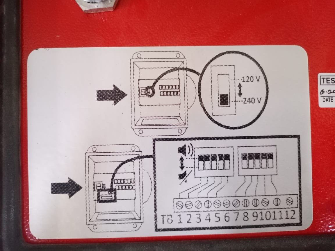 TONATECH APED-240 TORNATECH APED-240 Alarm Panel Diesel Fire Pump Door 5