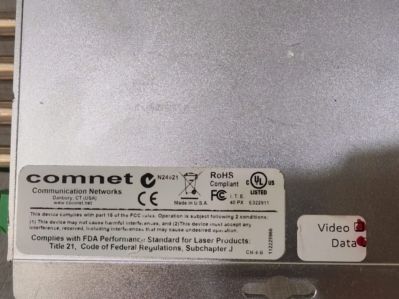 Comnet FVR8018M COMNET FVR8018M 8 CH VIDEO RECEIVER + 8 CH OF DATA 5