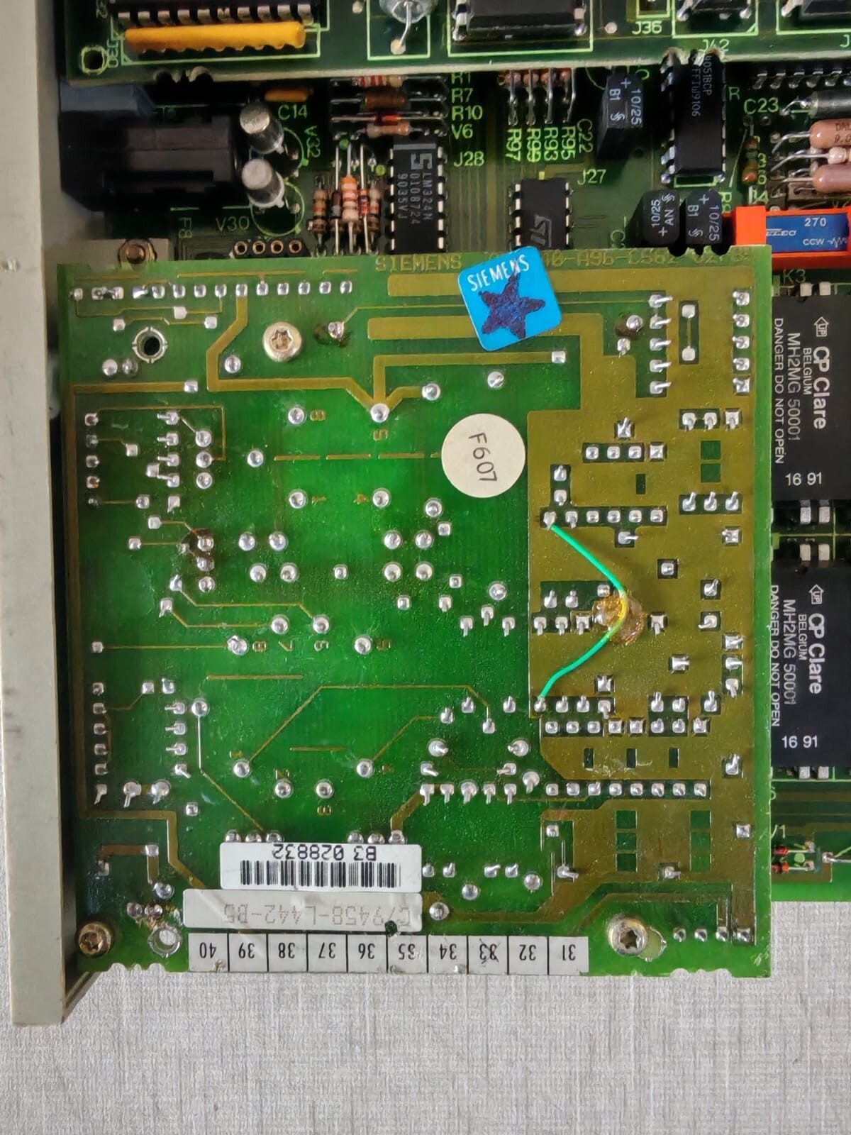 Siemens 6DS1700-8BA Siemens 6DS1700-8BA Teleperm M PCB Card 7