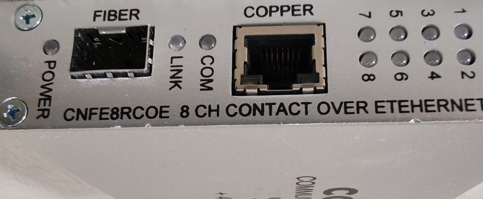 COMNET CNFE8RCOE COMNET CNFE8RCOE 8-CH CONTACT OVER ETHERNET RX 2