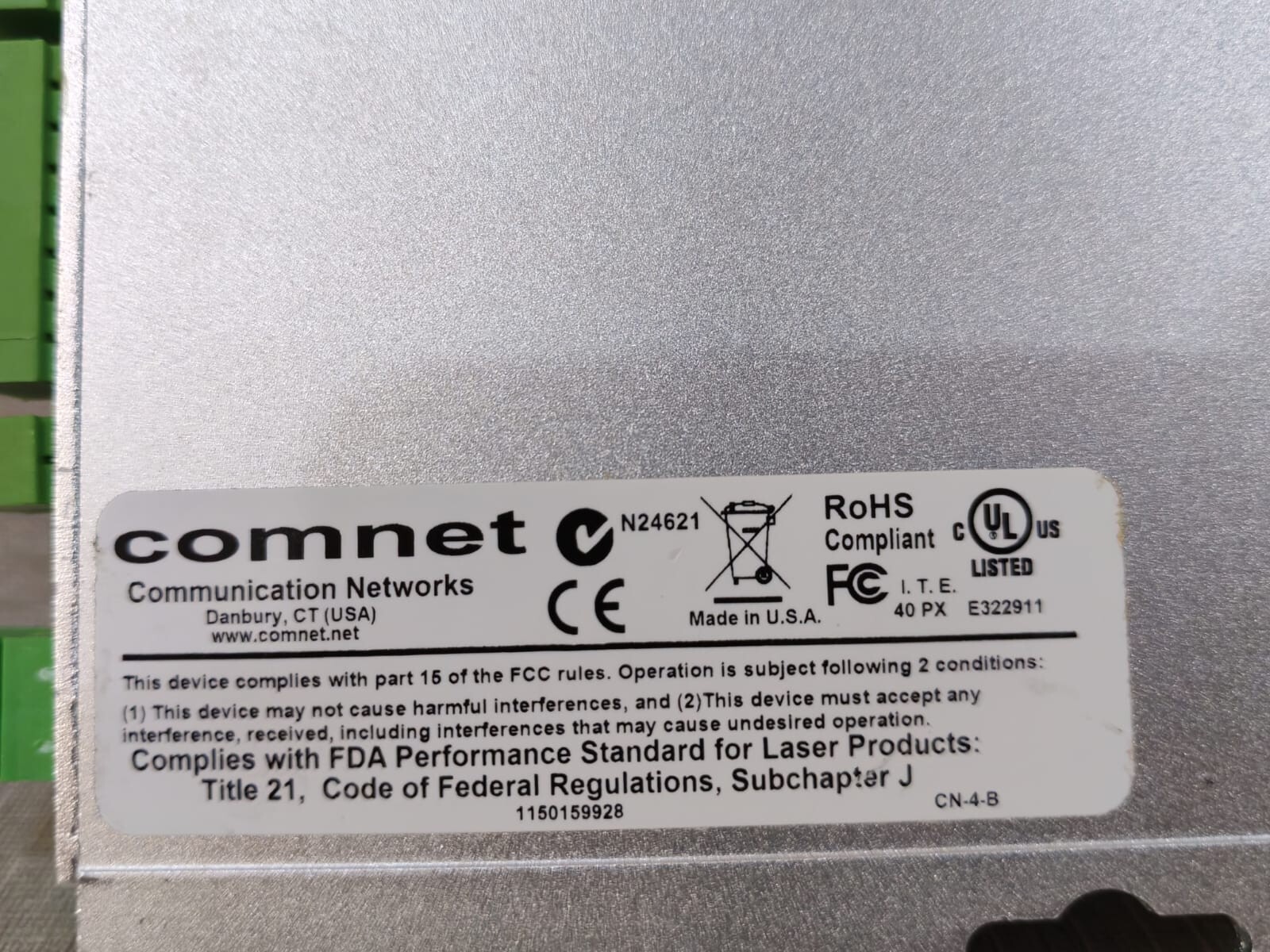 COMNET CNFE8RCOE COMNET CNFE8RCOE 8-CH CONTACT OVER ETHERNET RX 5