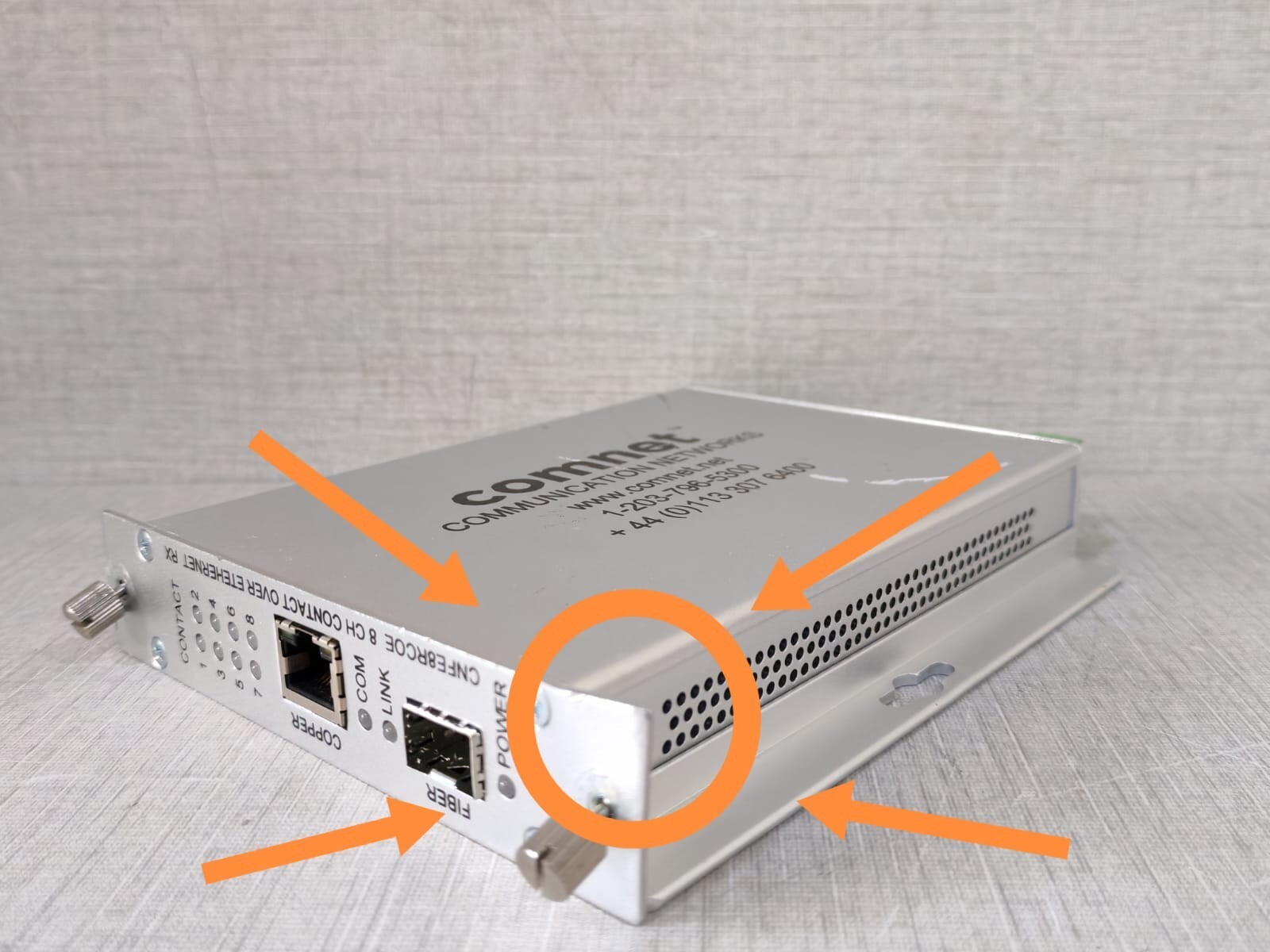 COMNET CNFE8RCOE COMNET CNFE8RCOE 8-CH CONTACT OVER ETHERNET RX 7
