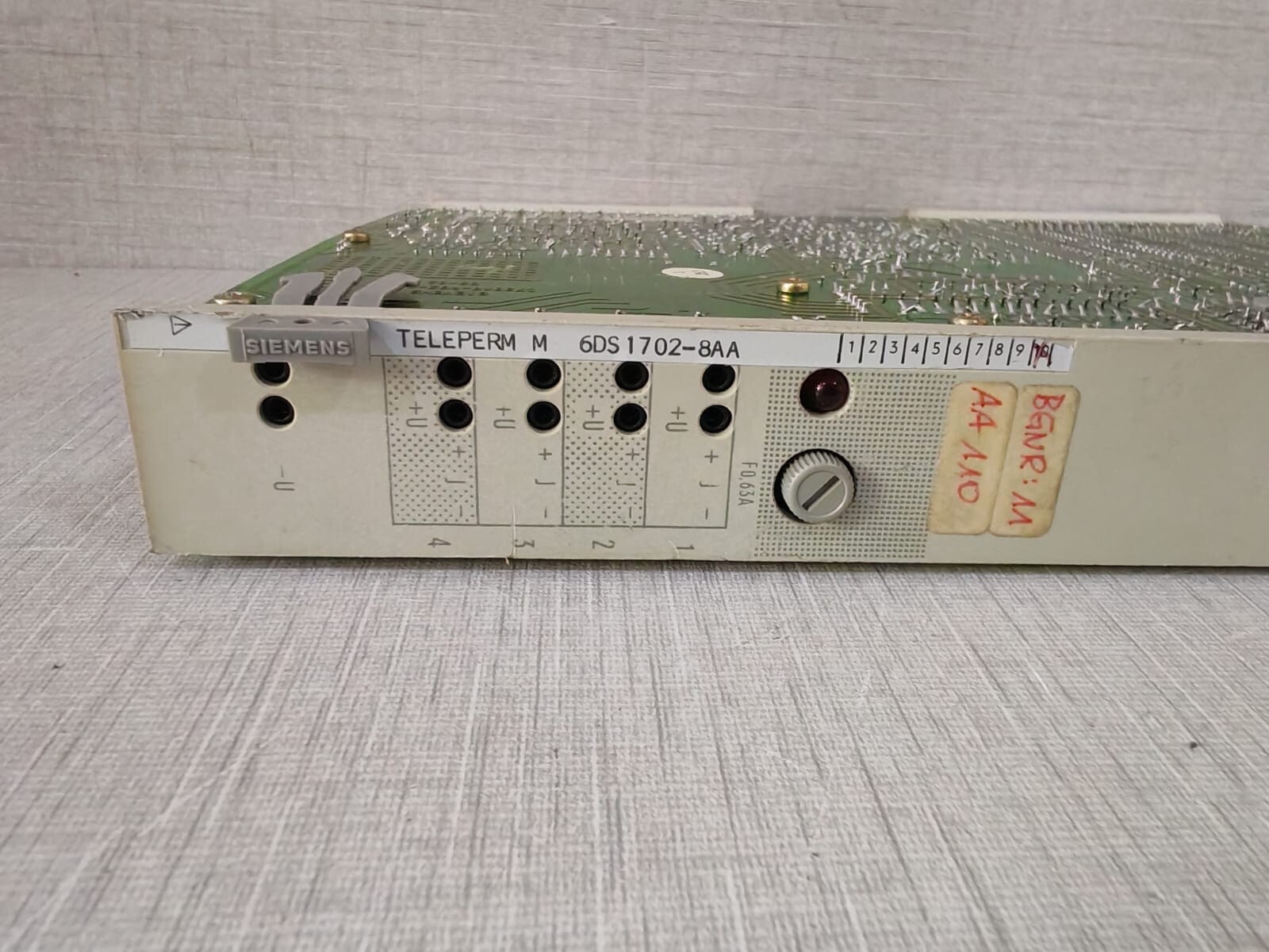 Siemens 6DS1702-8AA SIEMENS 6DS1702-8AA Teleperm M PCB Card 3