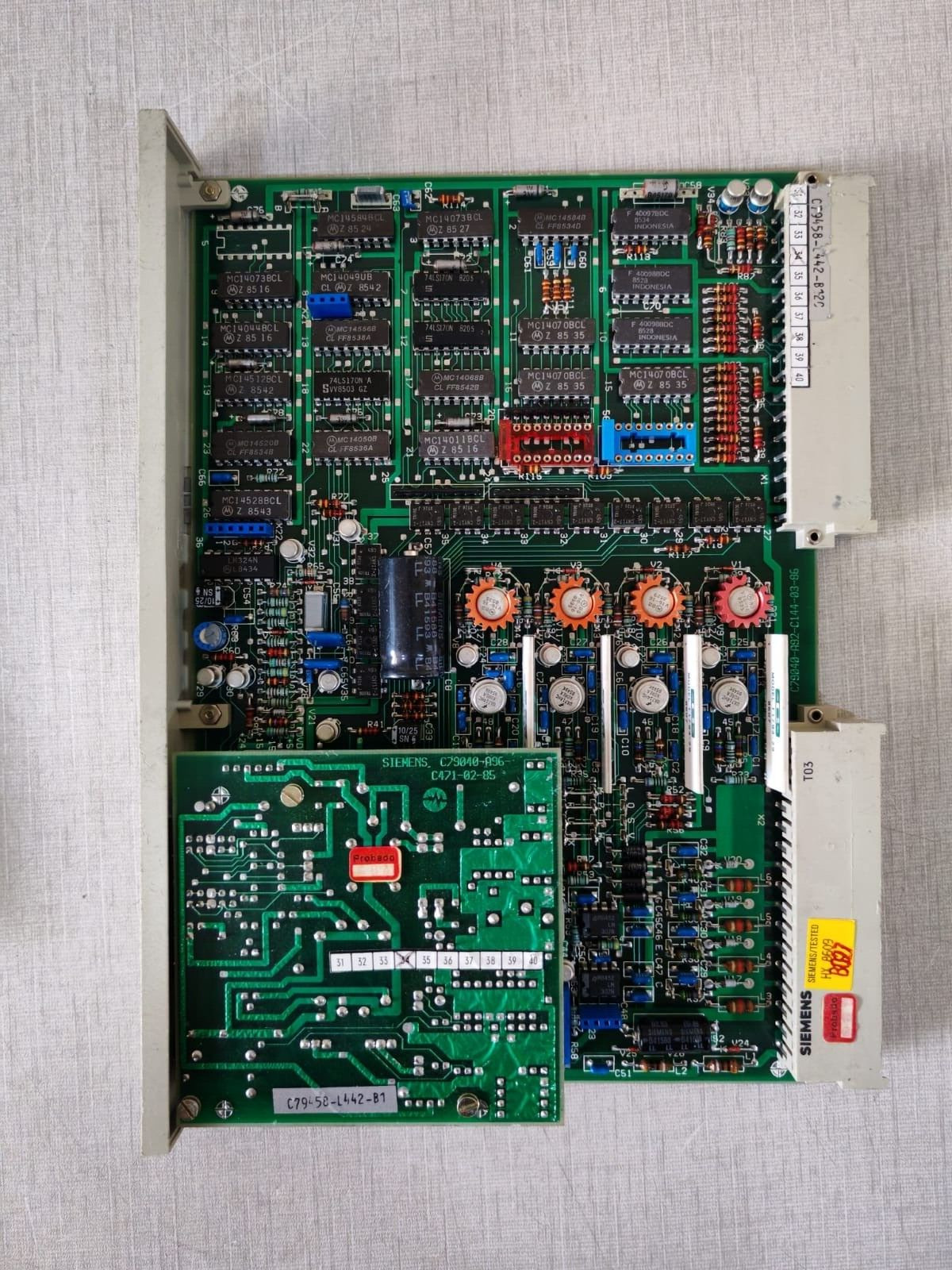 Siemens 6DS1702-8AA SIEMENS 6DS1702-8AA Teleperm M PCB Card 7