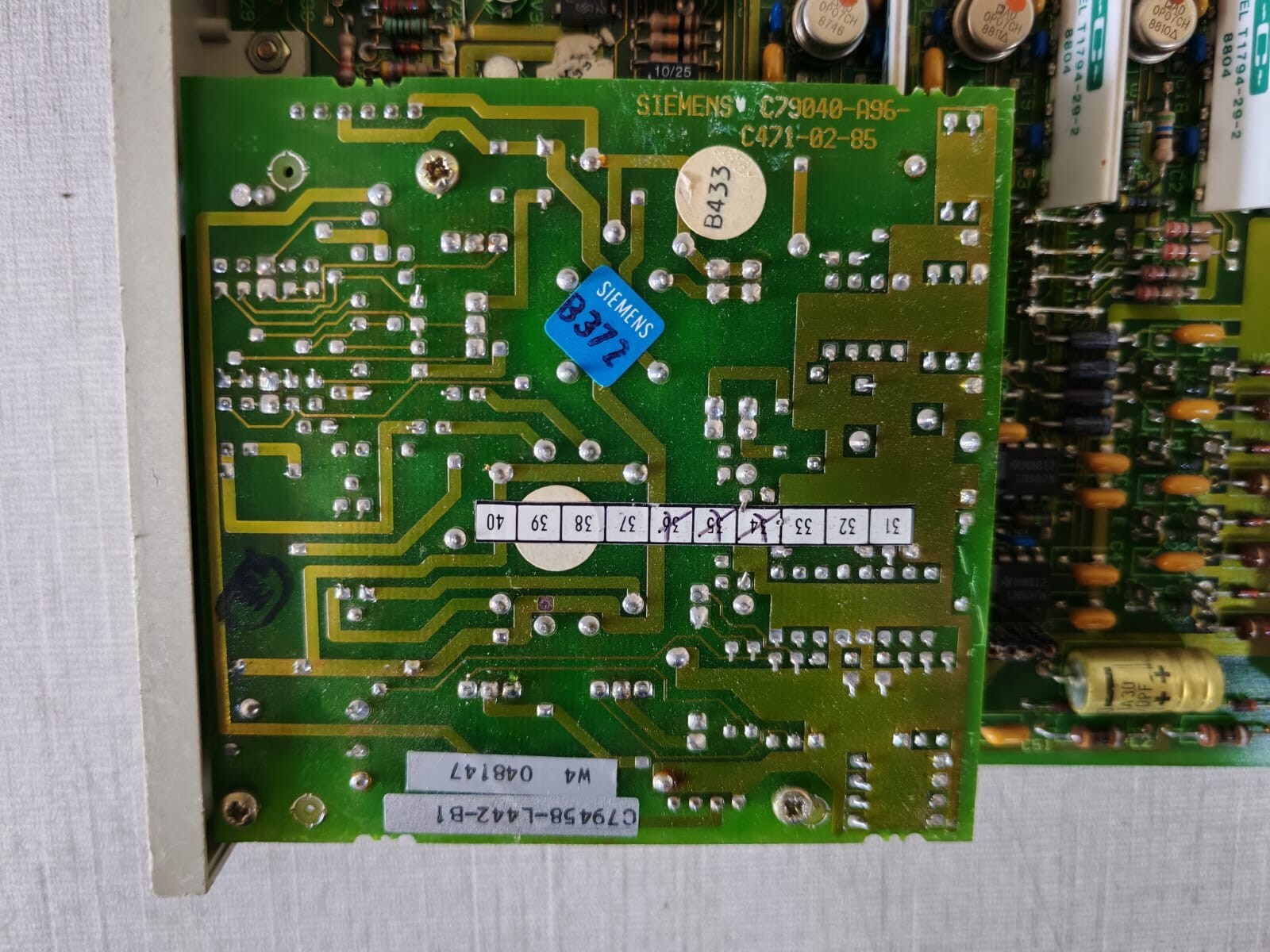 Siemens 6DS1702-8AA SIEMENS 6DS1702-8AA Teleperm M PCB Card 8