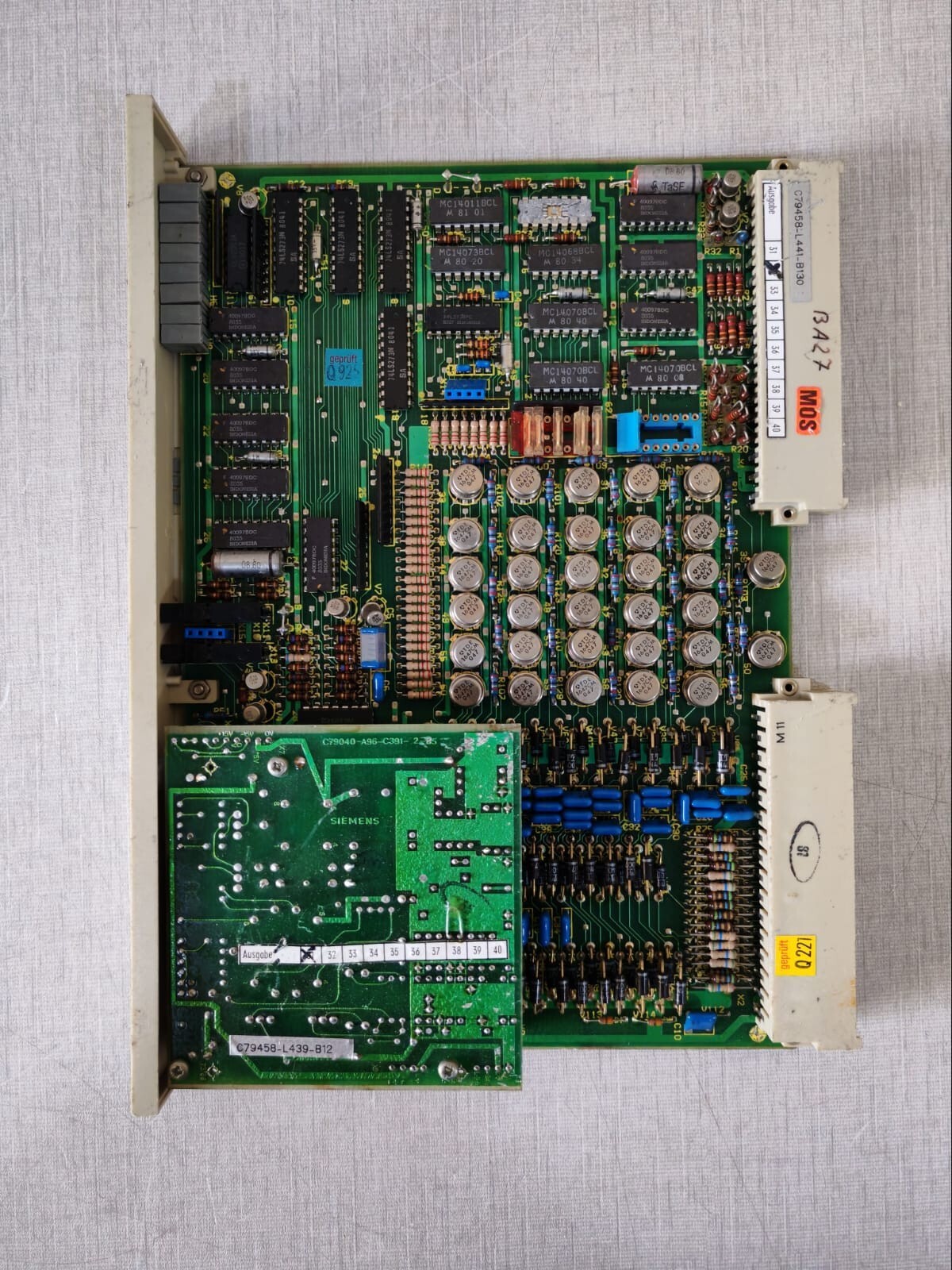 Siemens 6DS1603-8AA BA32-100mA Siemens 6DS1603-8AA BA32-100mA TELEPERM M PCB Card 4