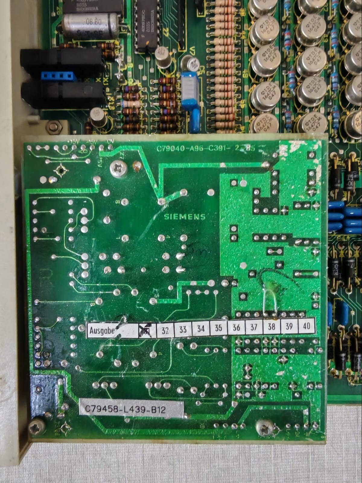 Siemens 6DS1603-8AA BA32-100mA Siemens 6DS1603-8AA BA32-100mA TELEPERM M PCB Card 5