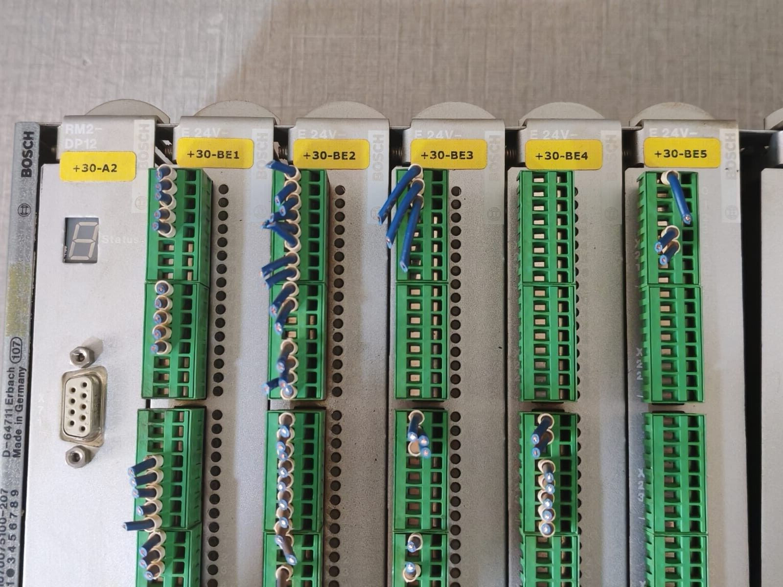 Bosch RM2-DP12 +6 NOS. OF E24V & 4 NOS. A24V/1070075100-207 BOSCH RACK WITH RM2-DP12 +6 NOS. OF E24V & 4 NOS. A24V/1070075100-207 8