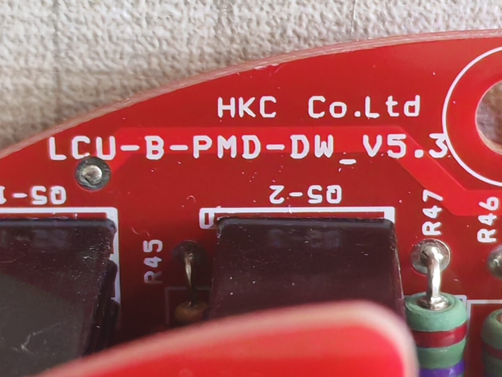Unbranded LCU-B-PMD-DW_ V5.3 HKC Co. Ltd. LCU-B-PMD-DW_ V5.3 power board / fuse 2