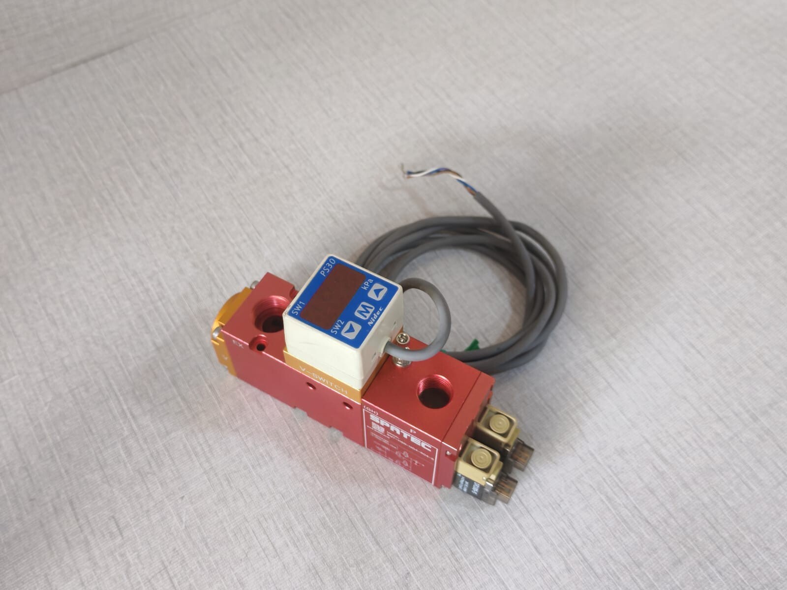 NIDEC/SPATEC NIDEC PS30-102R-N & SPATEC SMT-HSN-MD4-RD4-S NIDEC PS30-102R-N Pressure Switch with SPATEC SMT-HSN-MD4-RD4-S 3