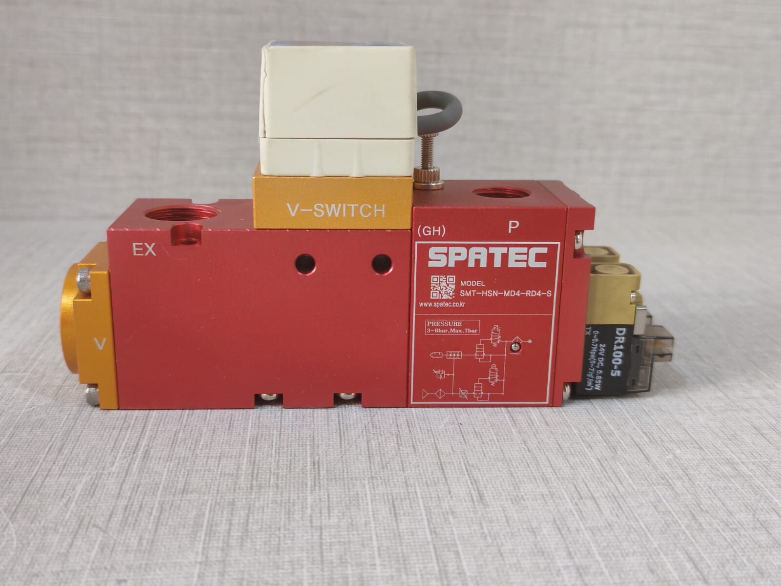 NIDEC/SPATEC NIDEC PS30-102R-N & SPATEC SMT-HSN-MD4-RD4-S NIDEC PS30-102R-N Pressure Switch with SPATEC SMT-HSN-MD4-RD4-S 6