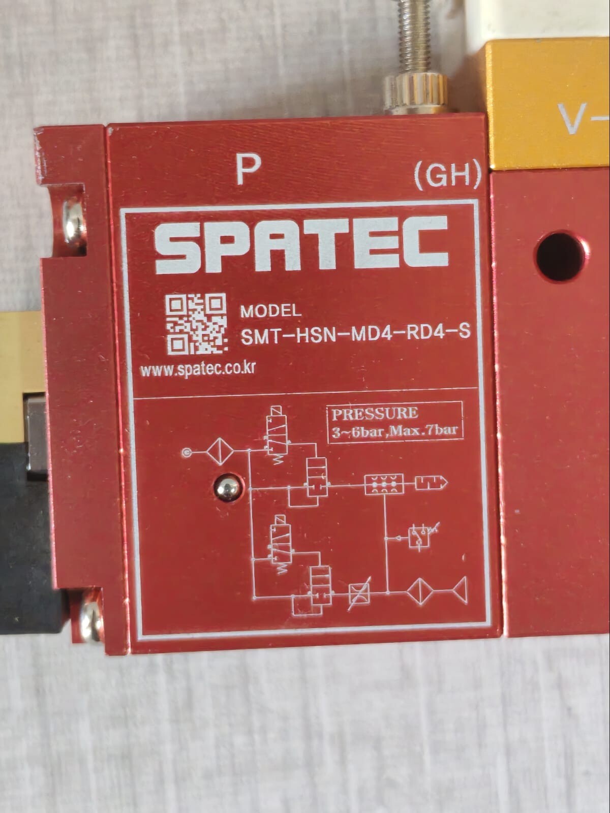 NIDEC/SPATEC NIDEC PS30-102R-N & SPATEC SMT-HSN-MD4-RD4-S NIDEC PS30-102R-N Pressure Switch with SPATEC SMT-HSN-MD4-RD4-S 9