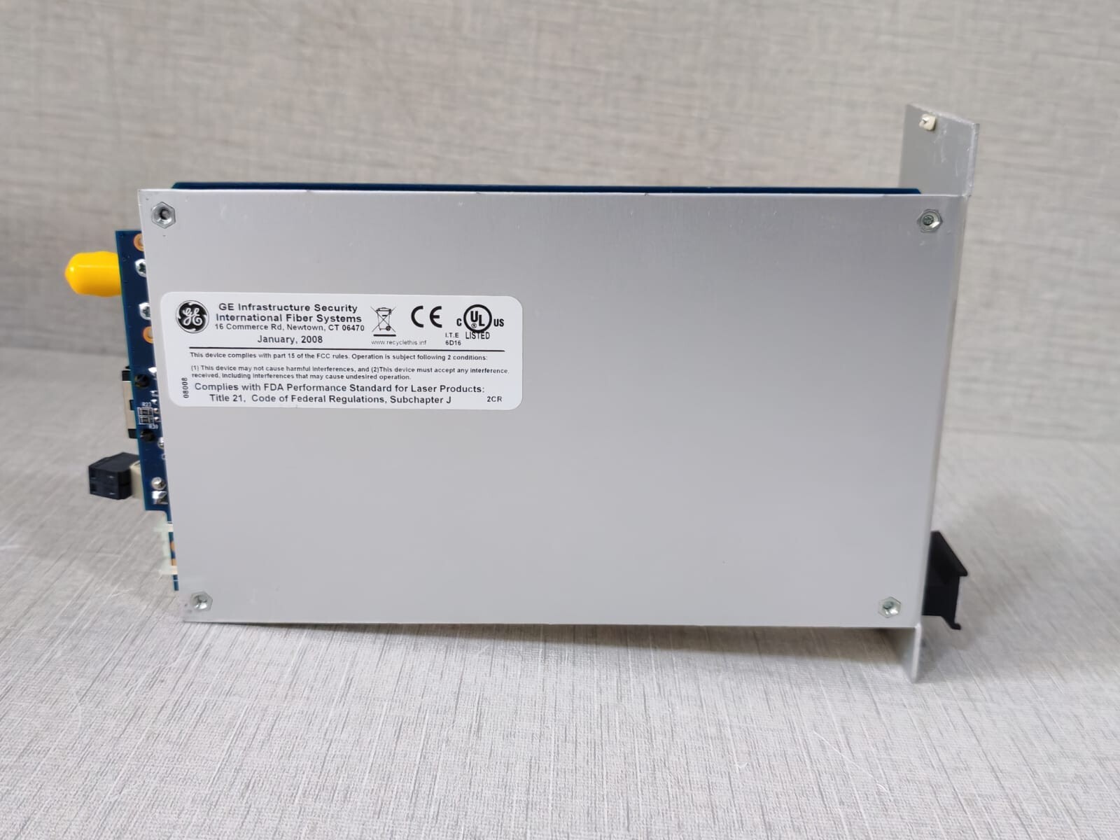 GE Security/IFS D7130WDMB GE Security/IFS D7130WDMB 10/100 Mbps Ethernet Optical Transceiver 7