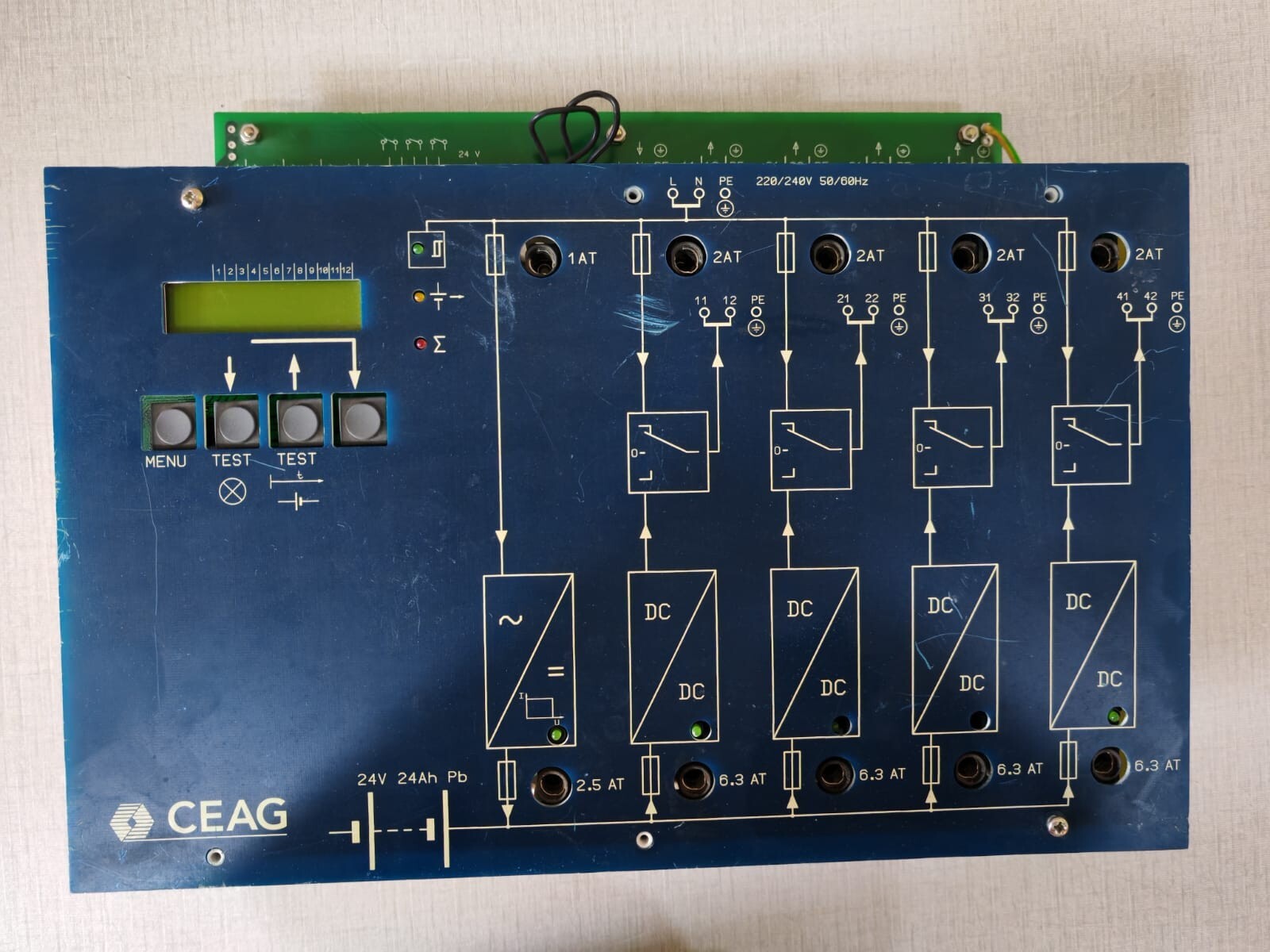CEAG 40071346398 CEAG CeaGuard 48 Emergency Lighting Supply Unit 40071346398 Missing Button Knob 2
