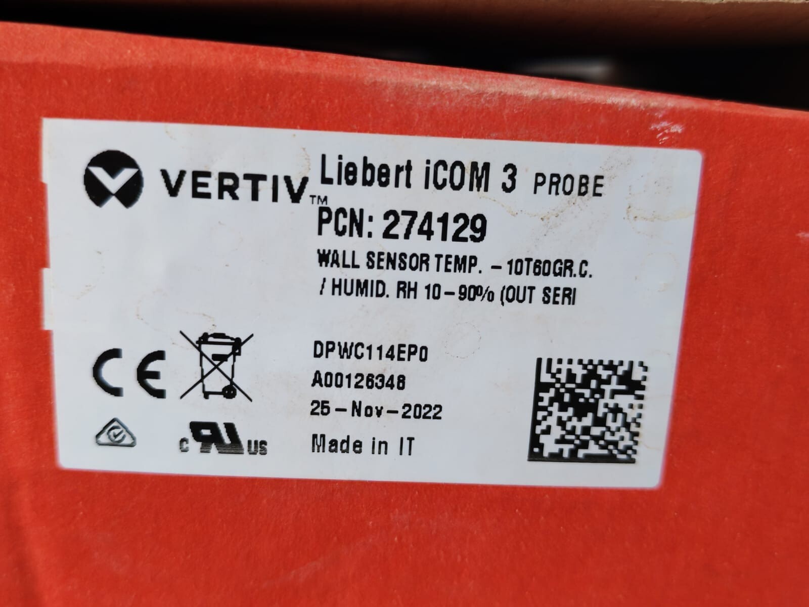 Vertiv DPWC114EP0 Vertiv DPWC114EP0 Wall Sensor Temperature and Humidity Sensor 8