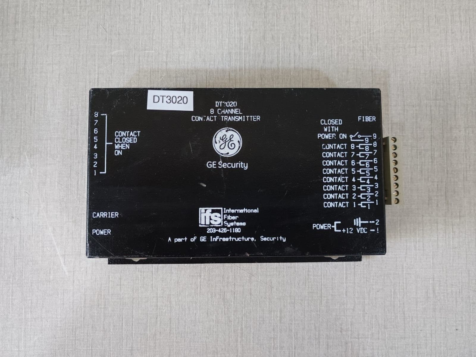 GE Security/IFS DT3020 GE Security/IFS DT3020 8 Channel Contact Transmitter 3