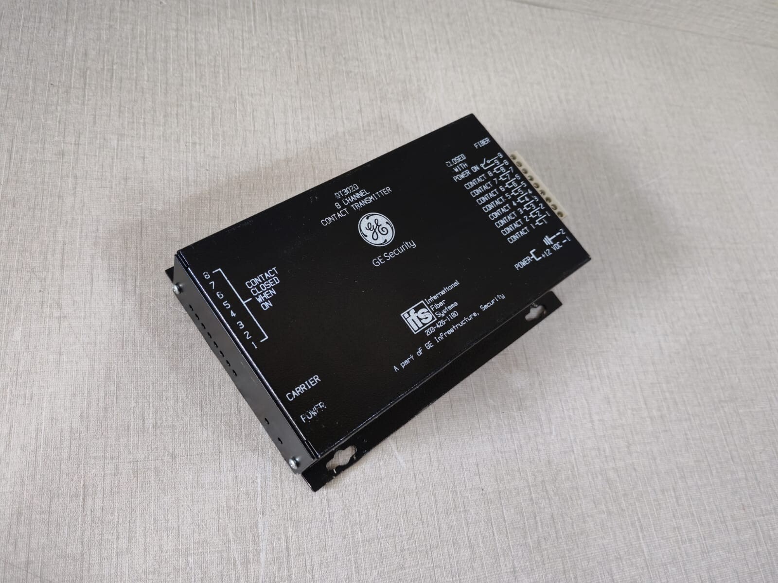 GE Security/IFS DT3020 GE Security/IFS DT3020 8 Channel Contact Transmitter 5