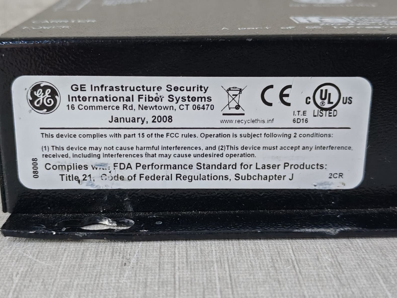 GE Security/IFS DT3020 GE Security/IFS DT3020 8 Channel Contact Transmitter 7