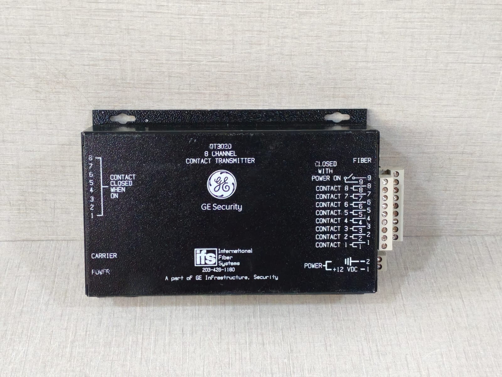GE Security/IFS DT3020 8 Channel Contact Transmitter