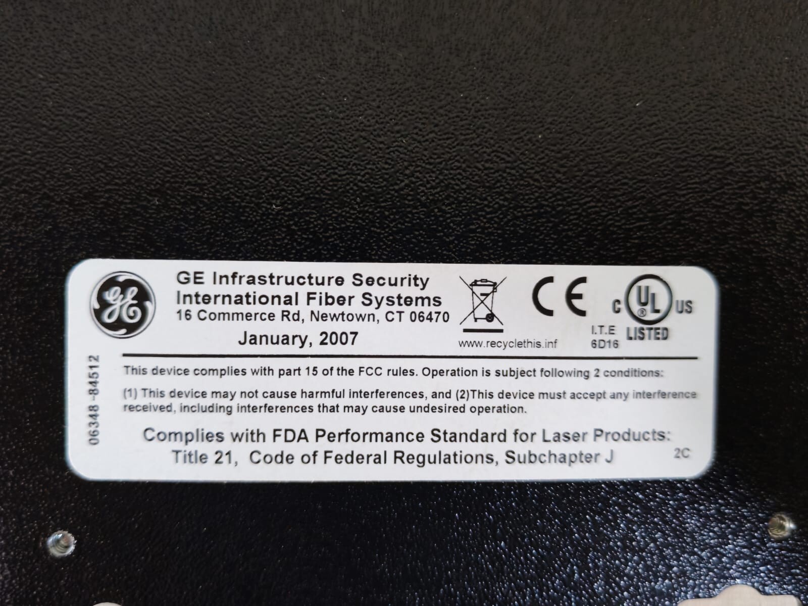 GE Security/IFS DE7400-M GE Security/IFS DE7400-M Gigabit Ethernet Media Converter 9