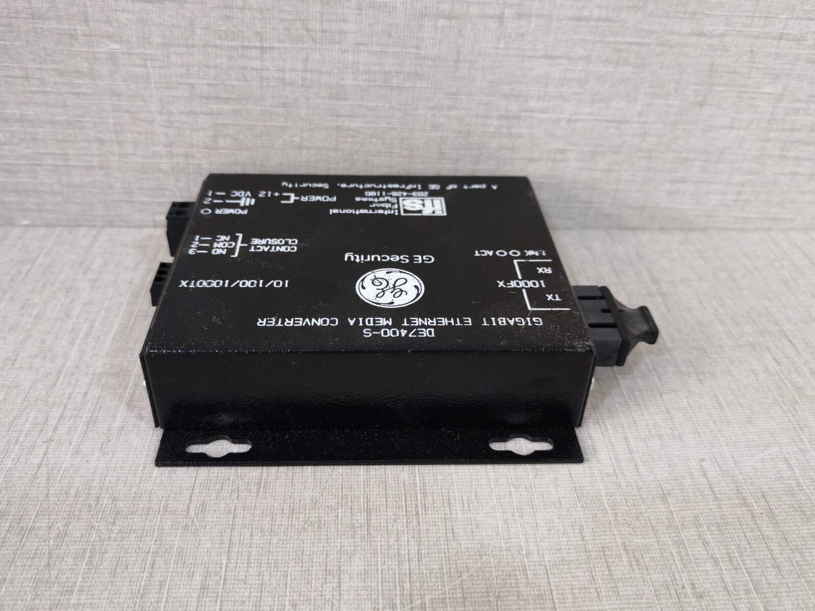 GE Security/IFS DE7400-S GE Security/IFS DE7400-S Two Port Gigabit Ethernet Media Converter 5
