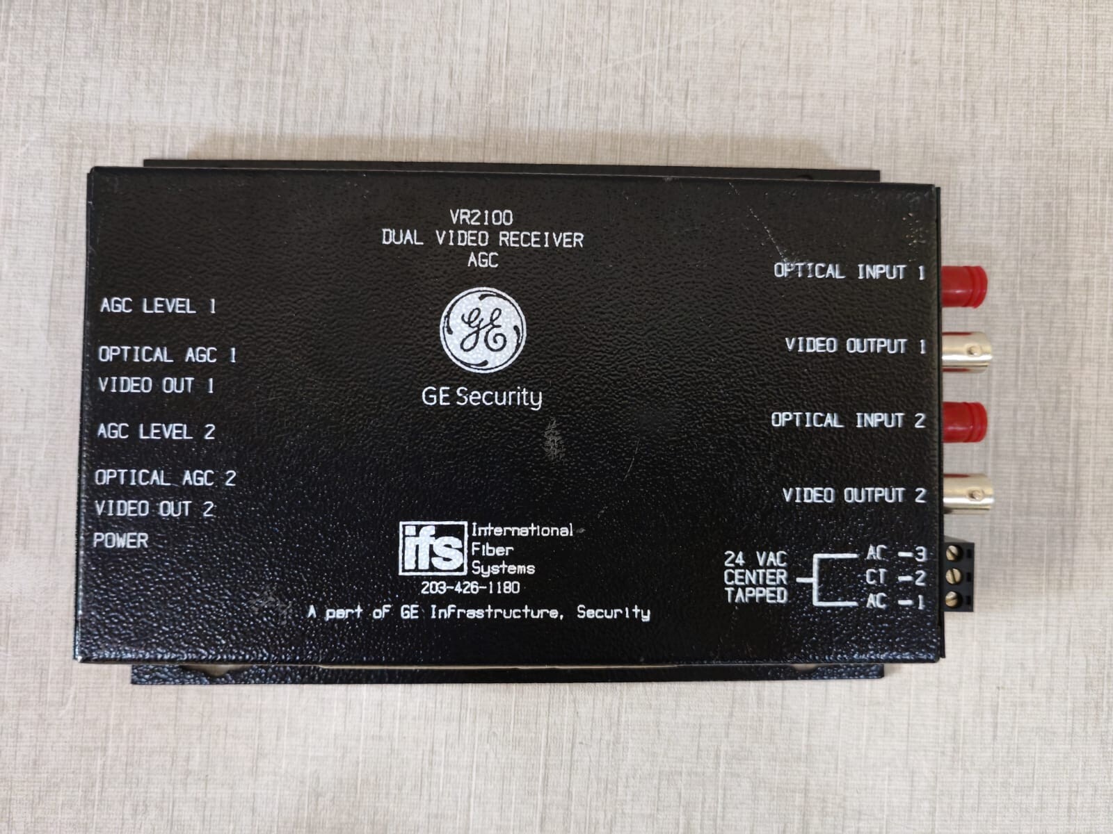 GE Security/IFS VR2100 GE Security/IFS VR2100 Dual Video Receiver 2