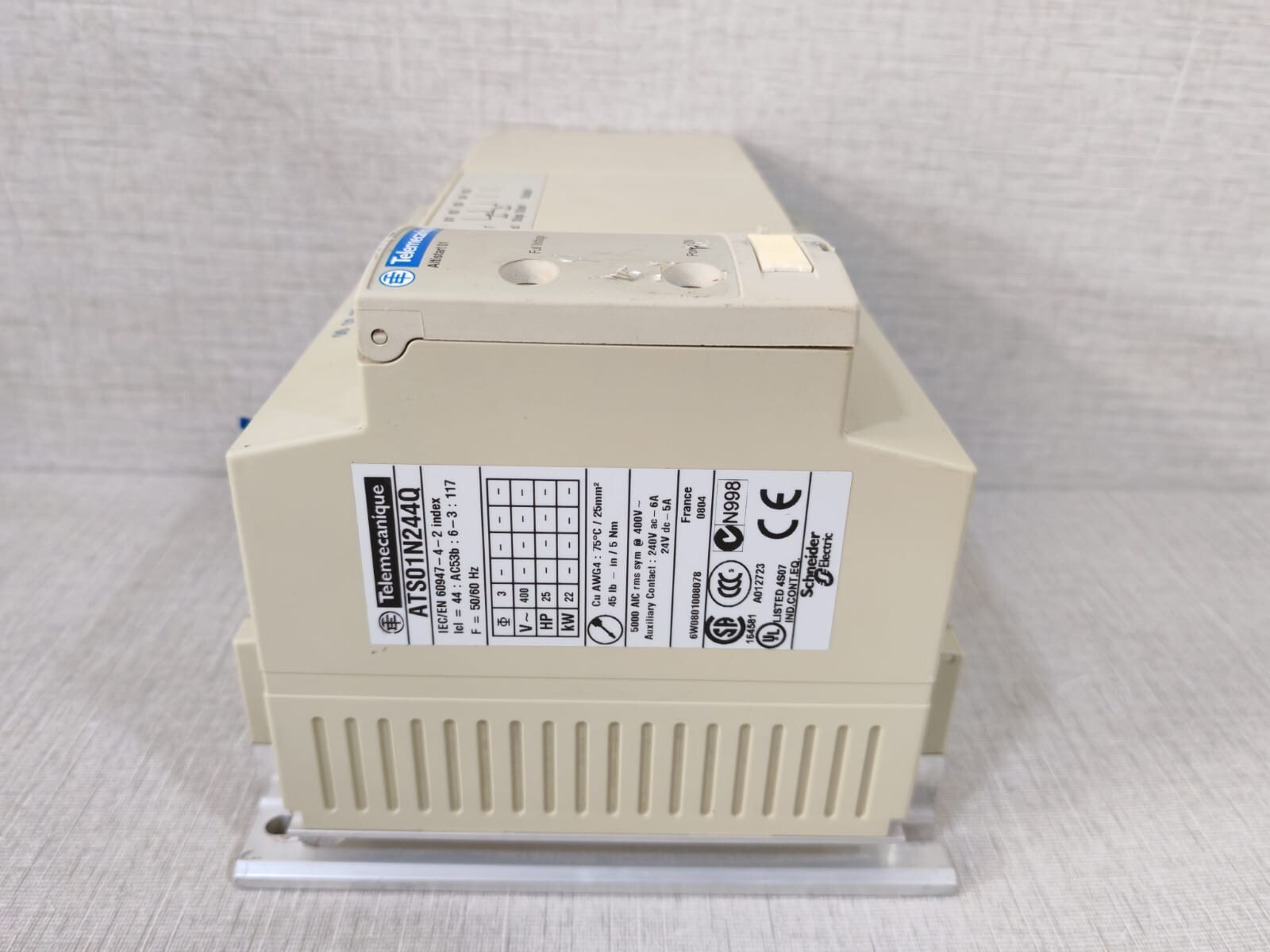 Telemecanique/Schneider Electric ATS01N244Q Telemecanique/Schneider Electric Altistart 01 ATS01N244Q Soft Start For Motor 6
