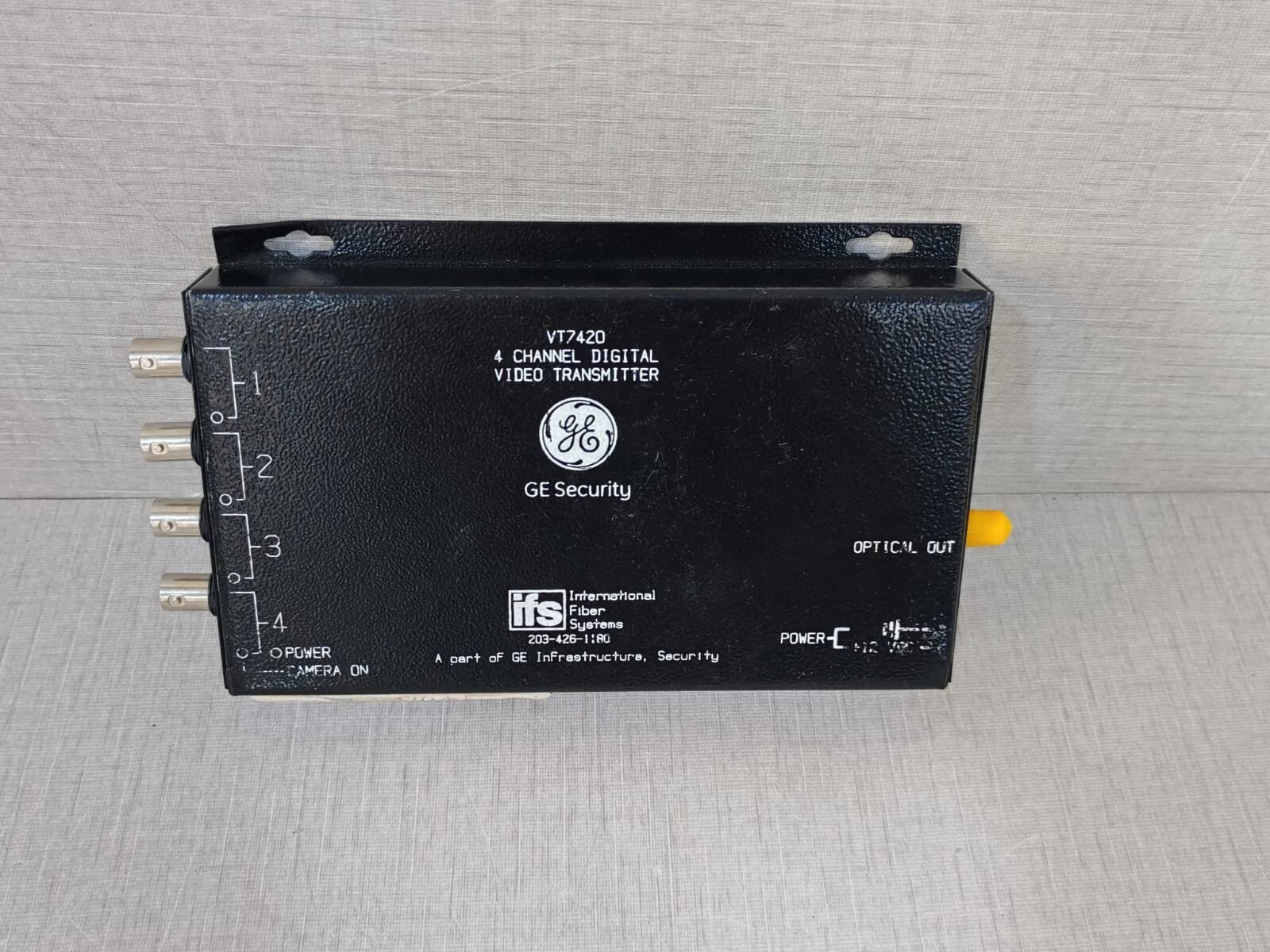 GE Security/IFS VT7420 GE Security/IFS VT7420 4 Channel Digital Video Transmitter 2