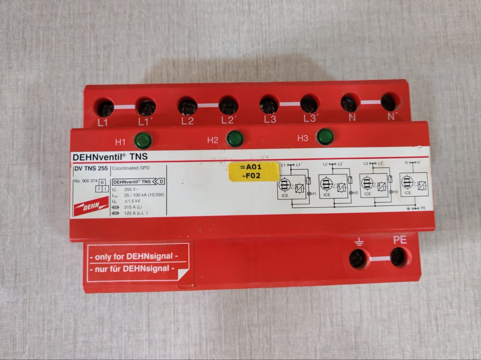 DEHNventil DV TNS 255 DEHNventil TNS DV TNS 255 / DV TNS255 | 900374 2