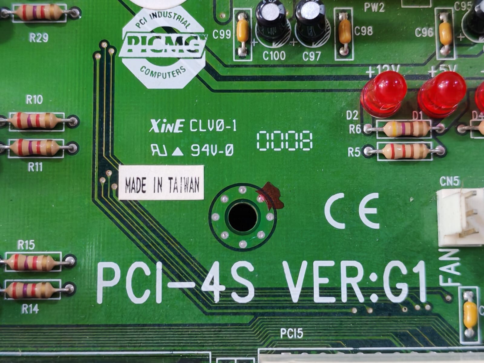 PCI PCI-4S PCI INDUSTRIAL COMPUTER PCI-4S VER.G1 2