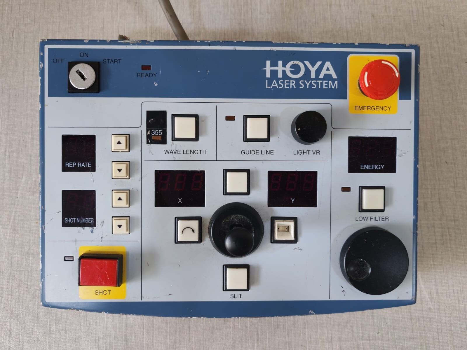 HOYA HCL-3100T HOYA HCL-3100T Operation Panel Controller - MISSING KEY 3