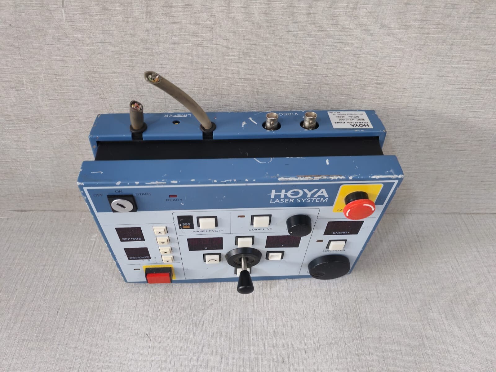 HOYA HCL-3100T HOYA HCL-3100T Operation Panel Controller - MISSING KEY 4