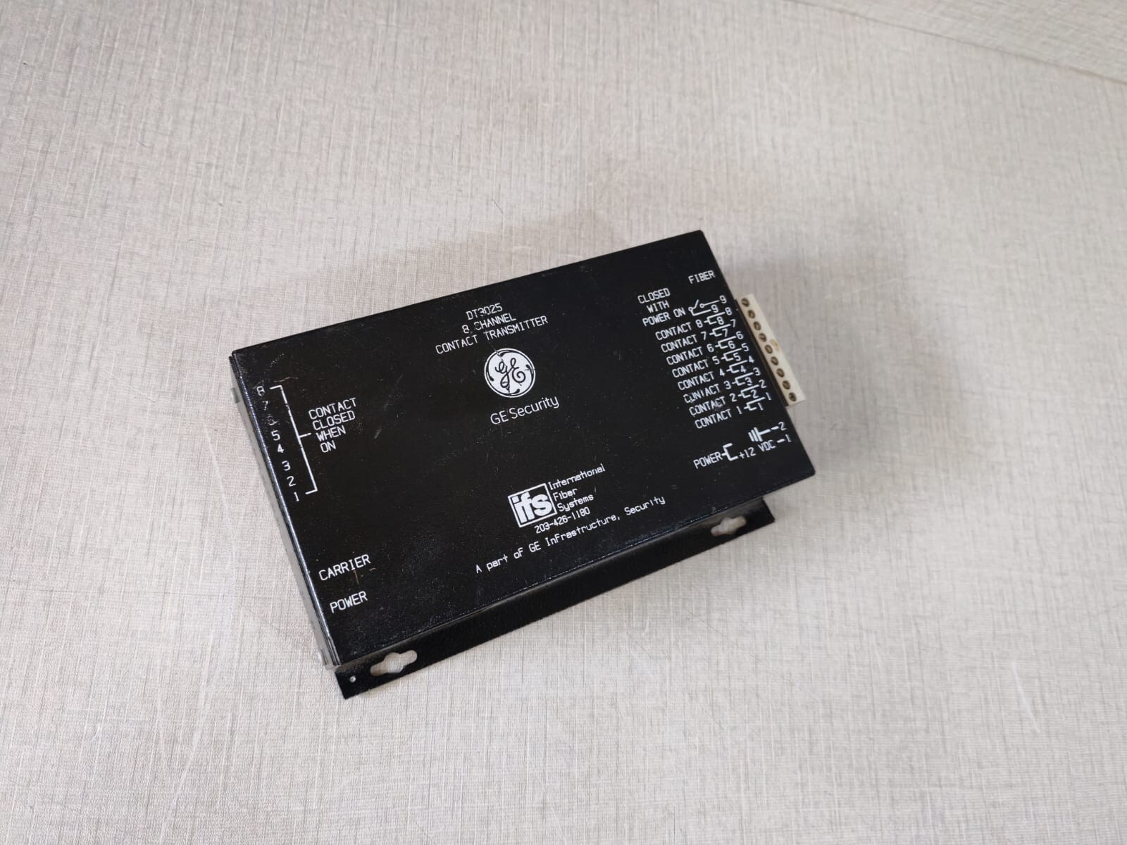 GE Security/IFS DT3025 GE Security/IFS DT3025, 8 Channel Contact Transmitter 7