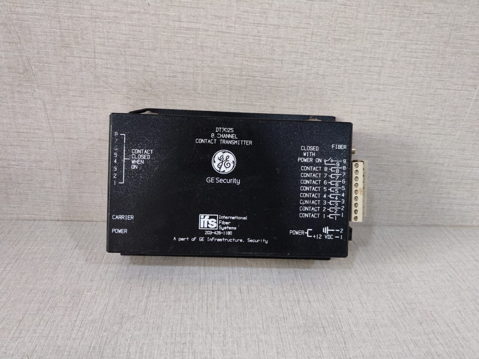GE Security/IFS DT3025, 8 Channel Contact Transmitter
